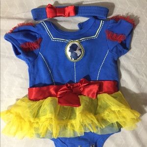 Snow White onesie/costume with headband